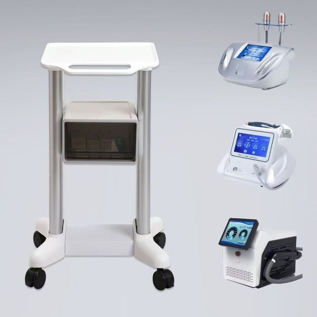 Medical Lab Officer - Troli Medis dengan Laci yang Dapat