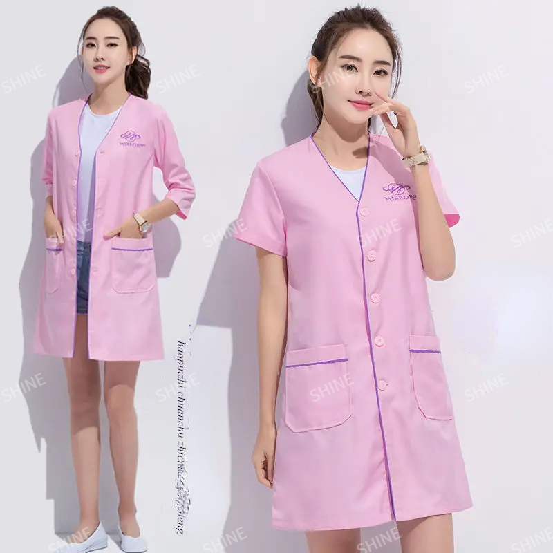 Seragam kecantikan dengan logo - Medical Lab Logo ulasan dan harga