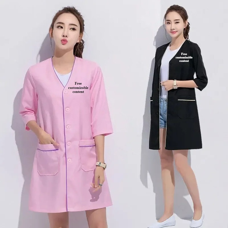 Seragam kecantikan, seragam be - Medical Lab Management ulasan dan harga