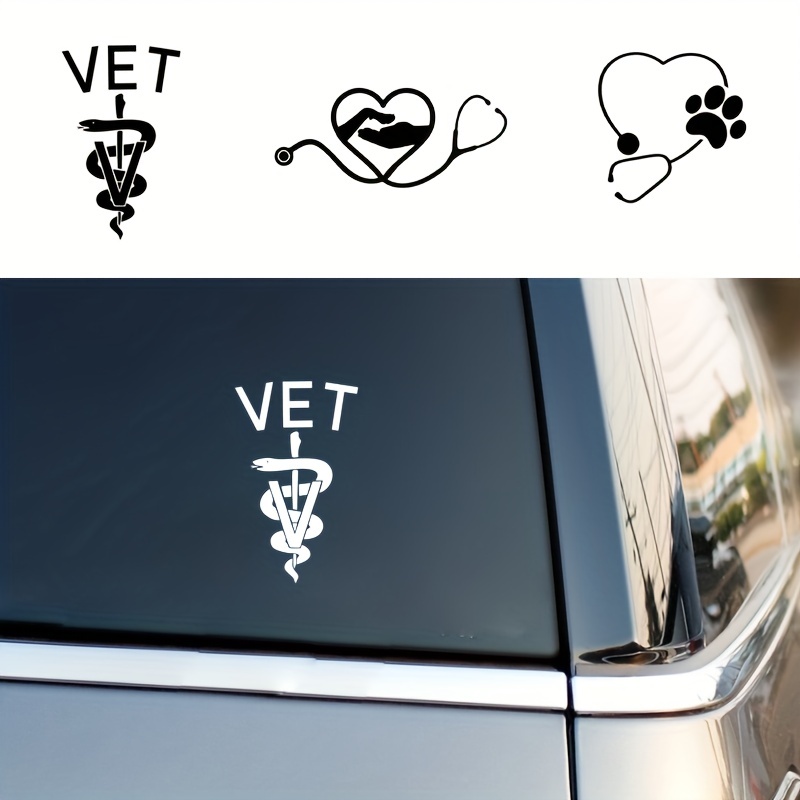 Toko hewan vinil stiker dindin - Medical Lab Logo ulasan dan harga
