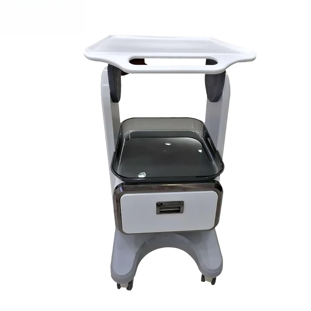 Troli Medis Mobile dengan Baki - Medical Lab Officer ulasan dan harga
