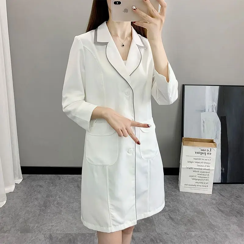 Seragam Spa Pendek Wanita, Pak - Medical Lab Logo ulasan dan harga